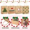 28 Pack Christmas Kraft Gift Bags with Handles, 9x7.5x3.5 Christmas Gift Bags, Christmas Goody Bags for Christmas Holidays Party Favors and Presents